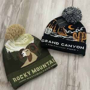No Boundaries Nature-Inspired Beanies Grand Canyon Rocky Mountain national park